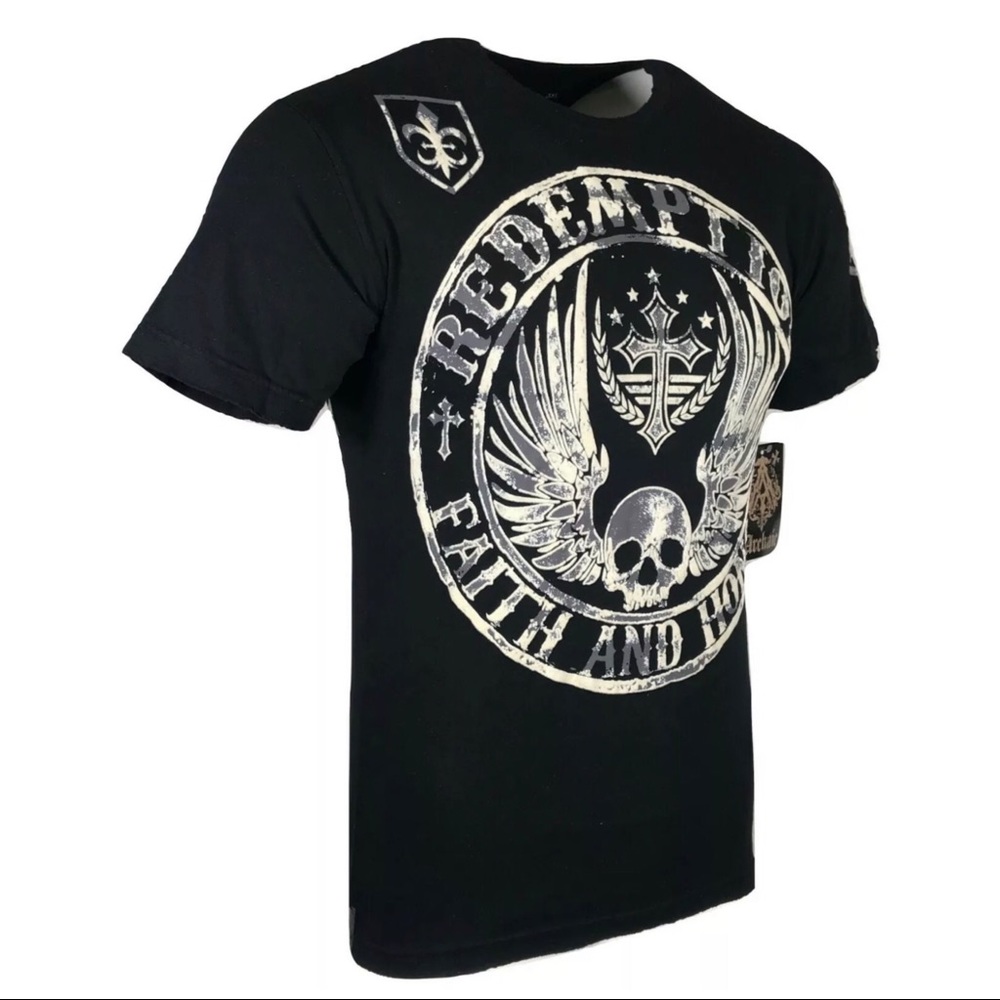 ARCHAIC AFFLICTION Mens T-Shirt MIDKNIGHT Premium - Picture 6 of 8